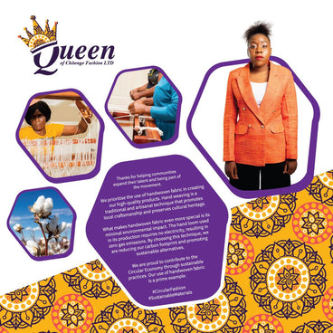 Sustainable Fashion with Handwoven Fabric | Queen of Chitenge